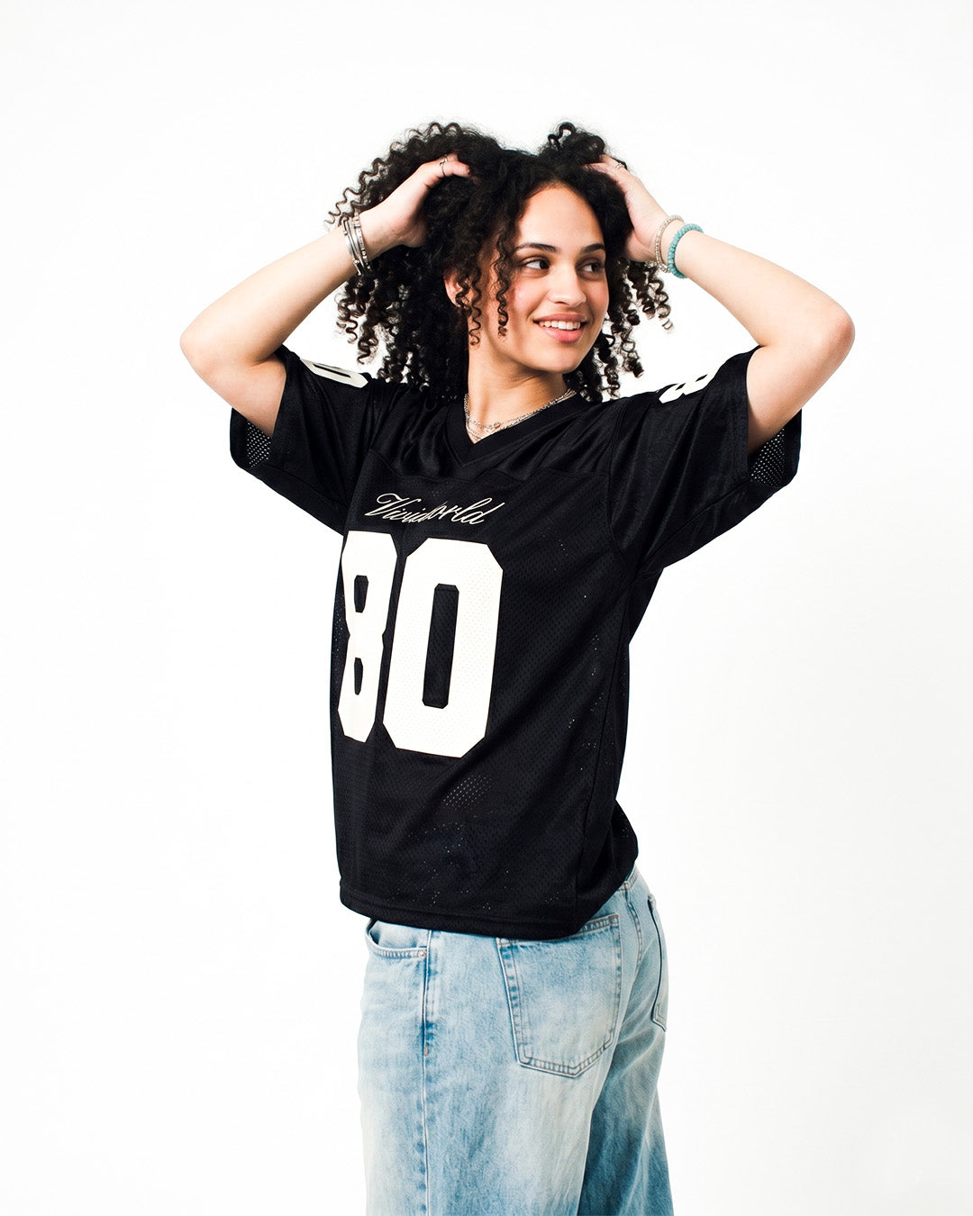 V80 JERSEY BLACK x WHITE