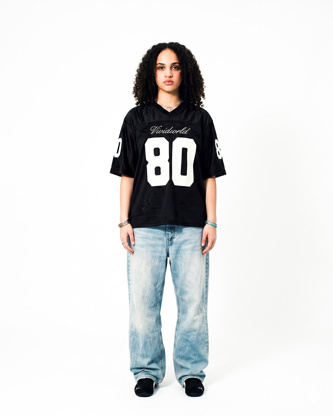 V80 JERSEY BLACK x WHITE