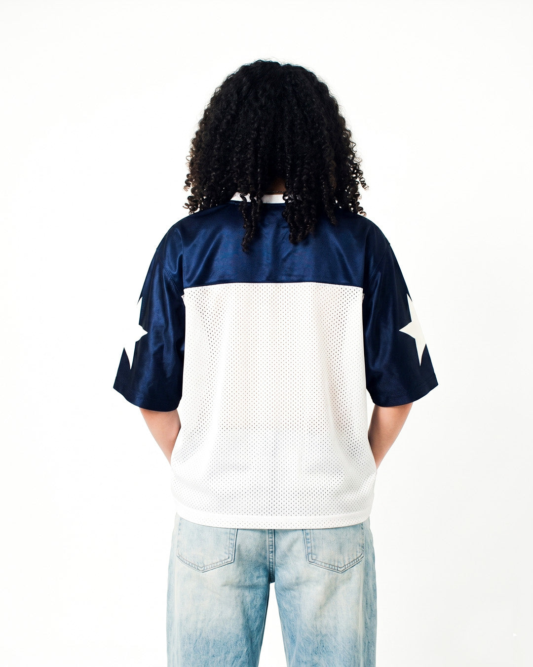 V80 JERSEY WHITE x NAVY