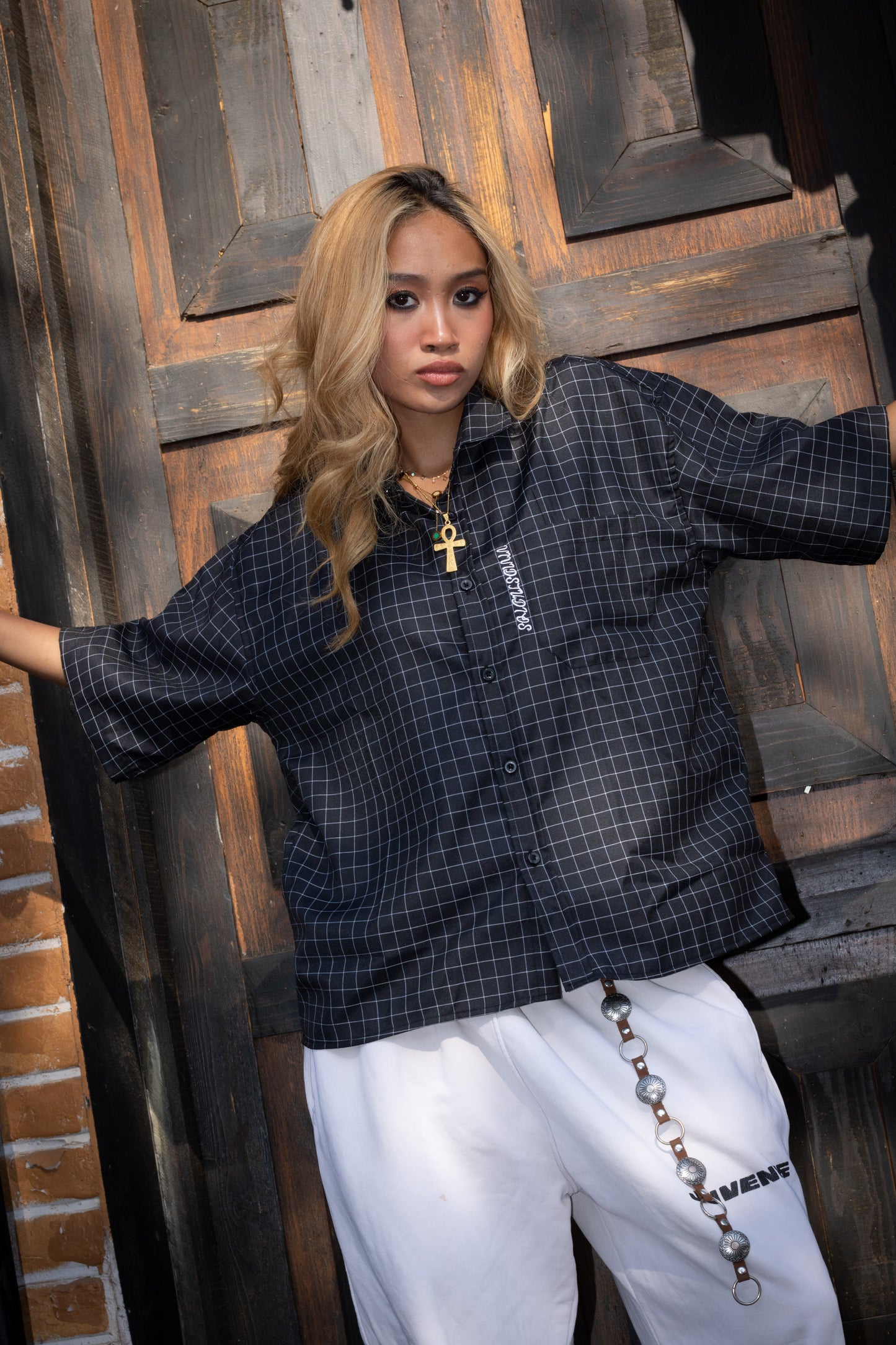 BLACK BOXY SHIRT